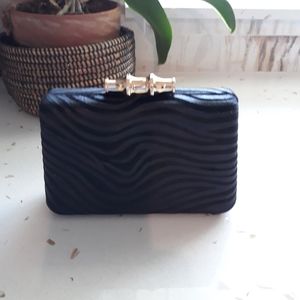 Gianni Bini etched velvet evening bag